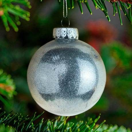 Esfera Decorada color Platino