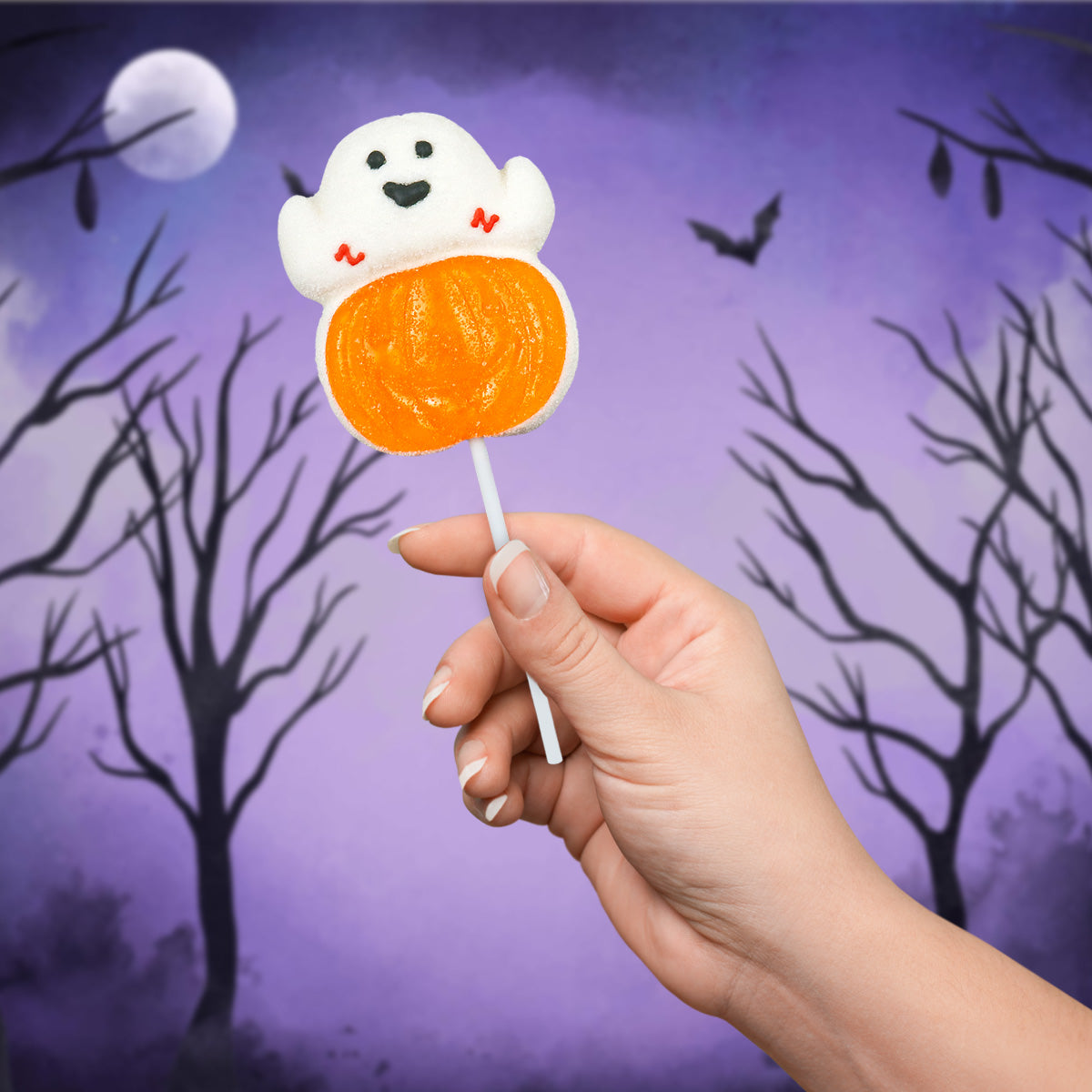 Fantasma, Paleta de Malvaviscos, Halloween, Amos