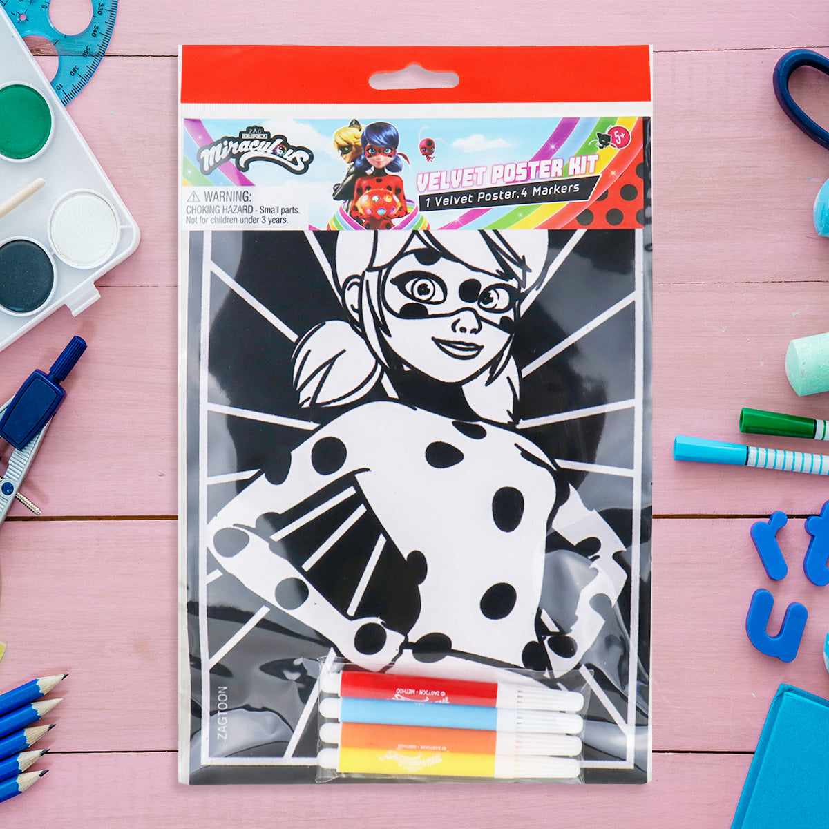 Poster de Terciopelo con Diseño de Miraculous Ladybug