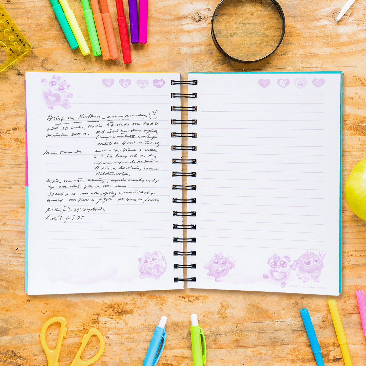 Libreta Rainbocorns, Sequin Squad