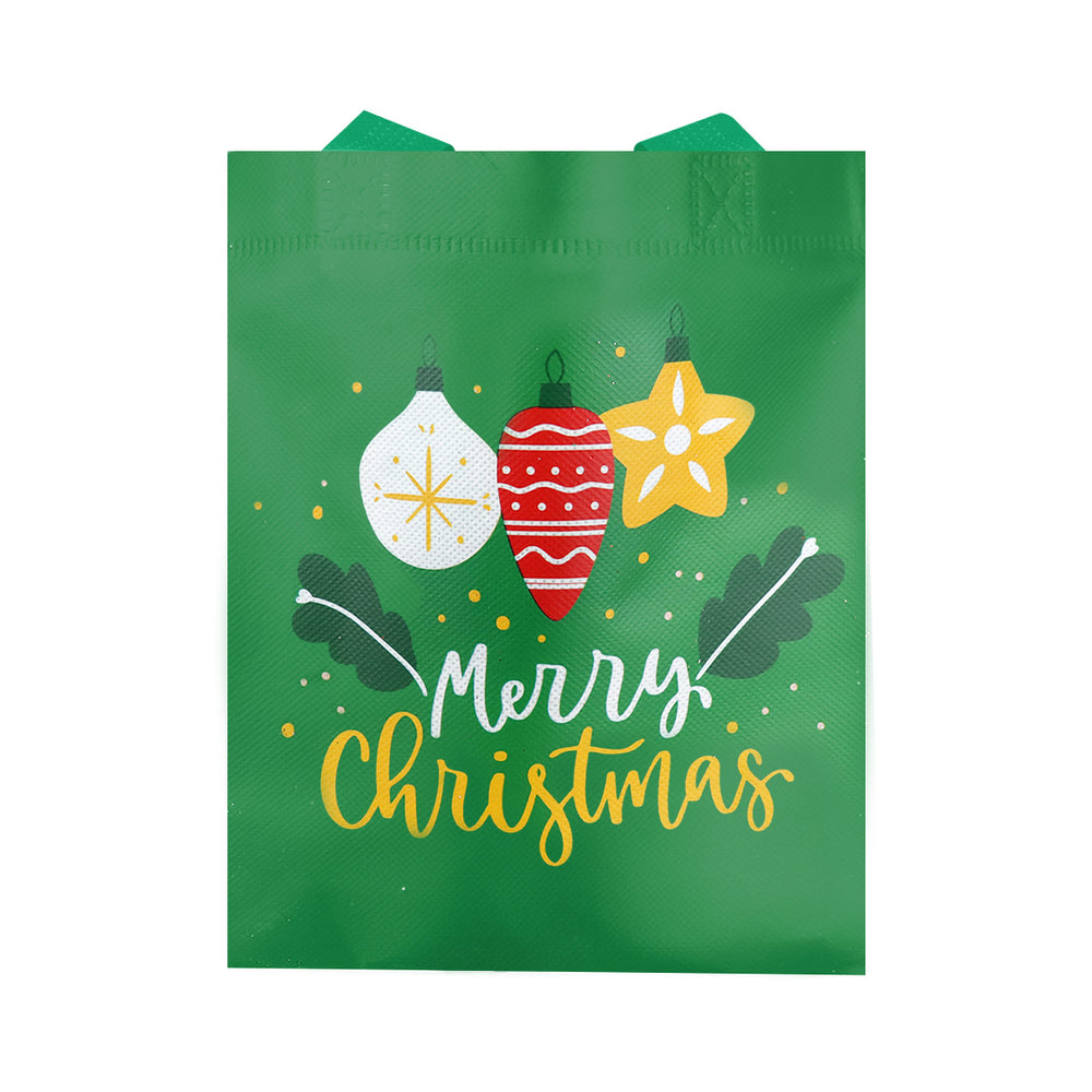 Bolsa Ecológica Navideña, Color Verde