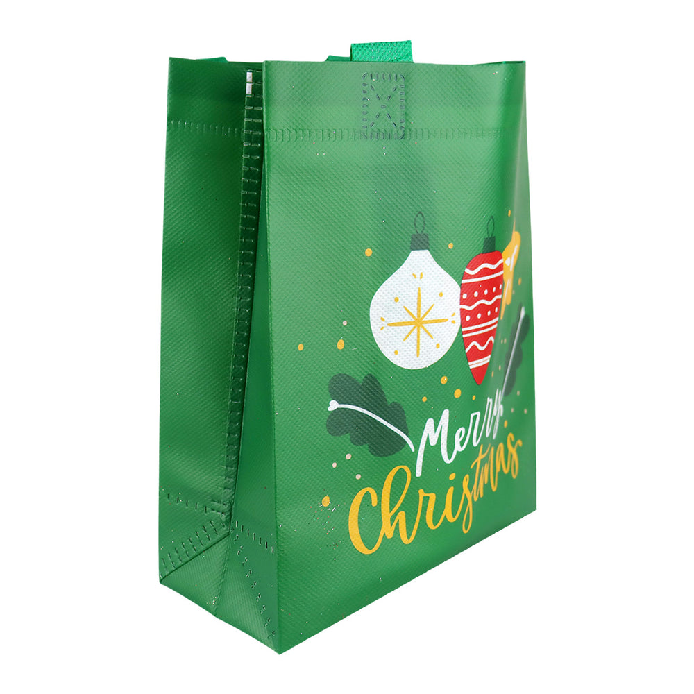 Bolsa Ecológica Navideña, Color Verde