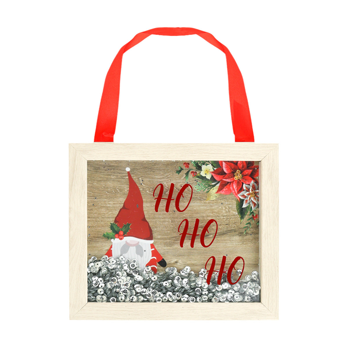 Cuadro con Temática Navideña, HOHOHO, Santa