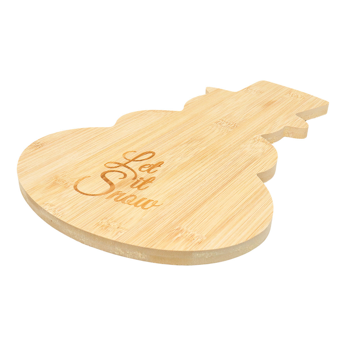 Tabla de Picar en Forma de Muñeco de Nieve