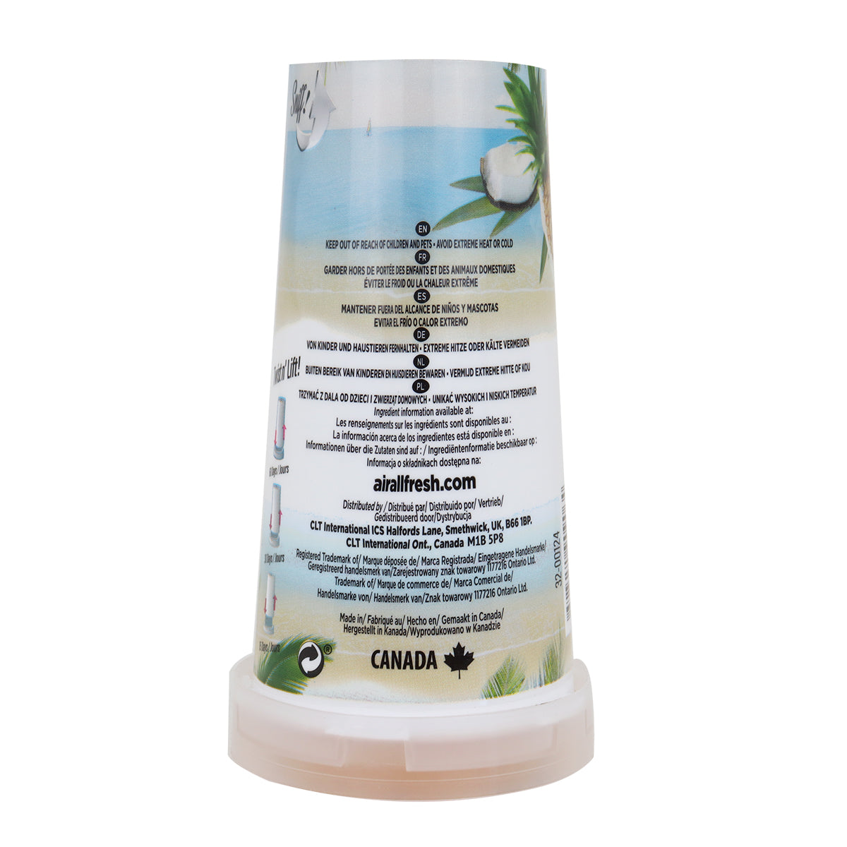 Ambientador Sólido con Aroma Tropical, Airall