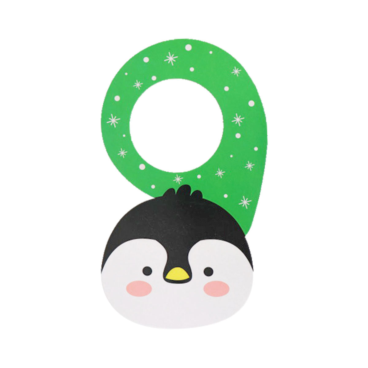 Pingüino, Adorno para Manija de Puerta Navideño