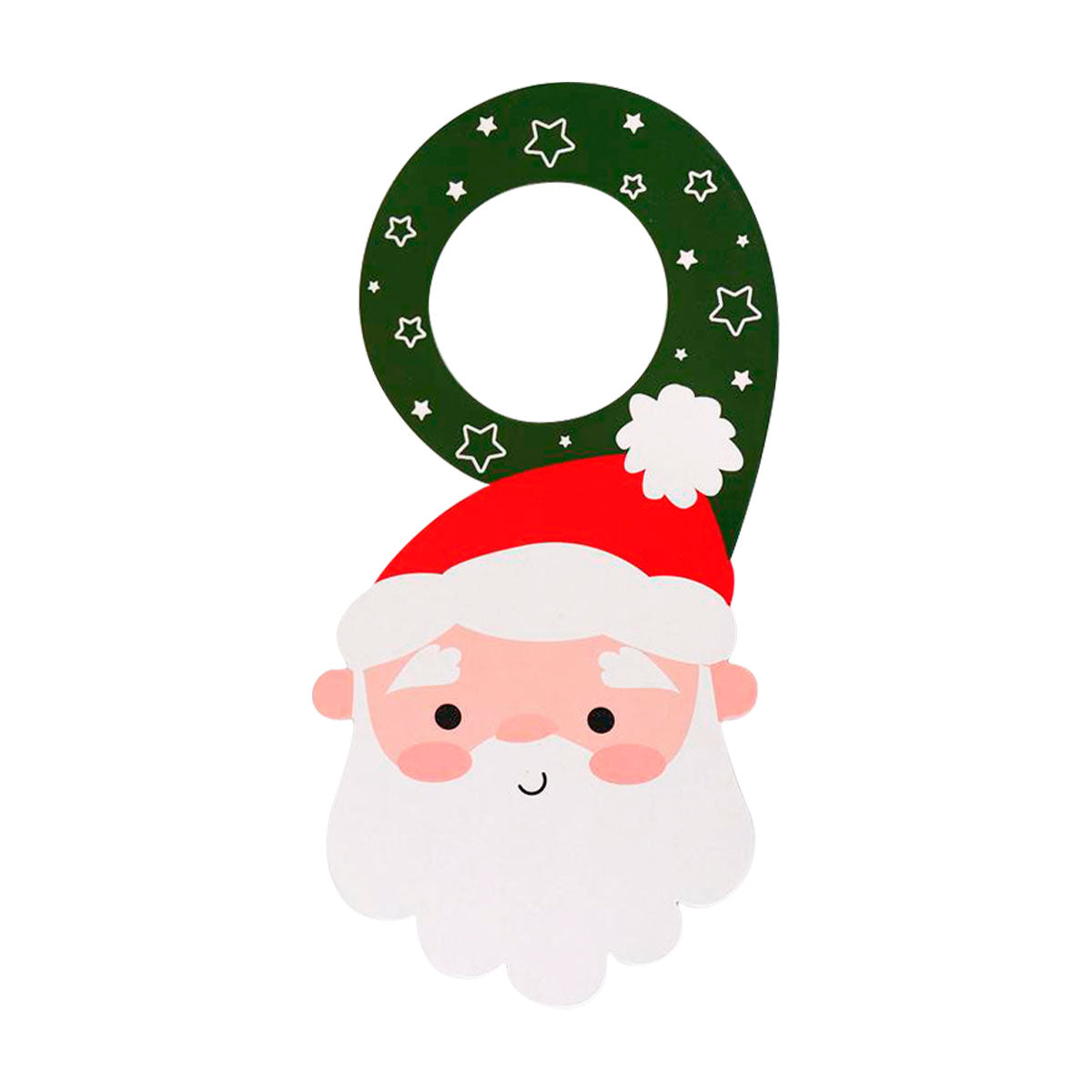 Santa Claus, Adorno para Manija de Puerta Navideño