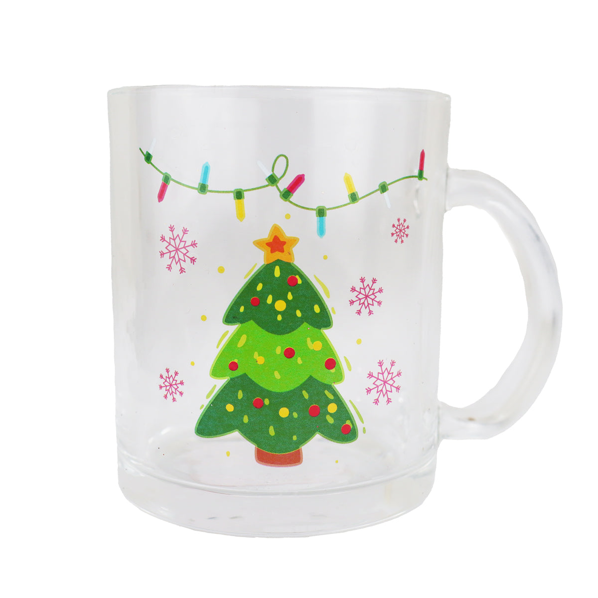 Taza Transparente, Pino, 340 ml