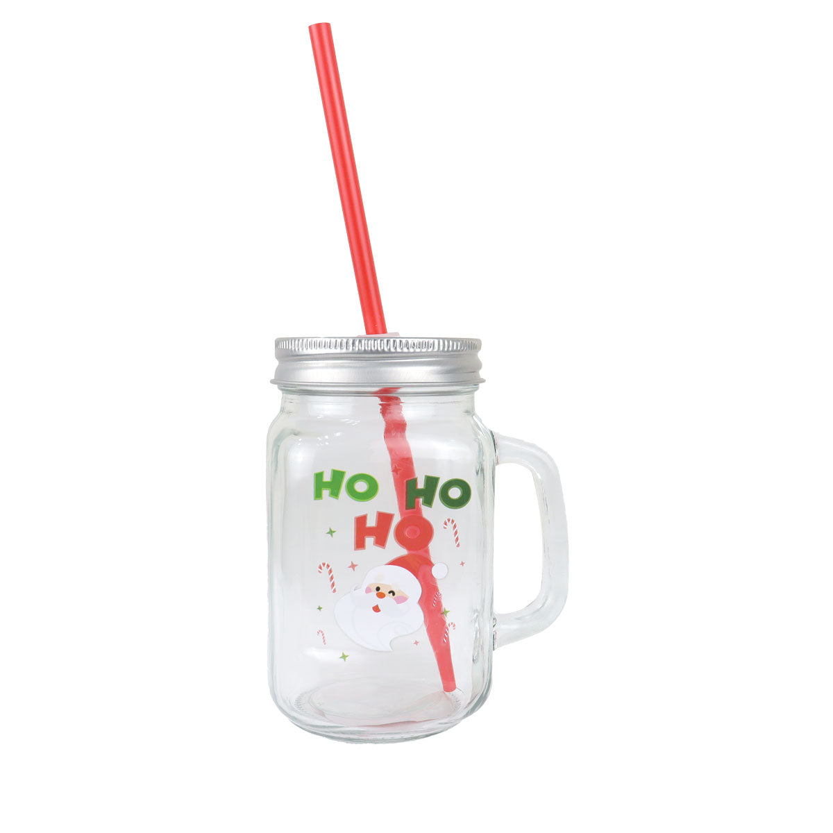 Tarro de Cristal con Tapa, Santa Claus