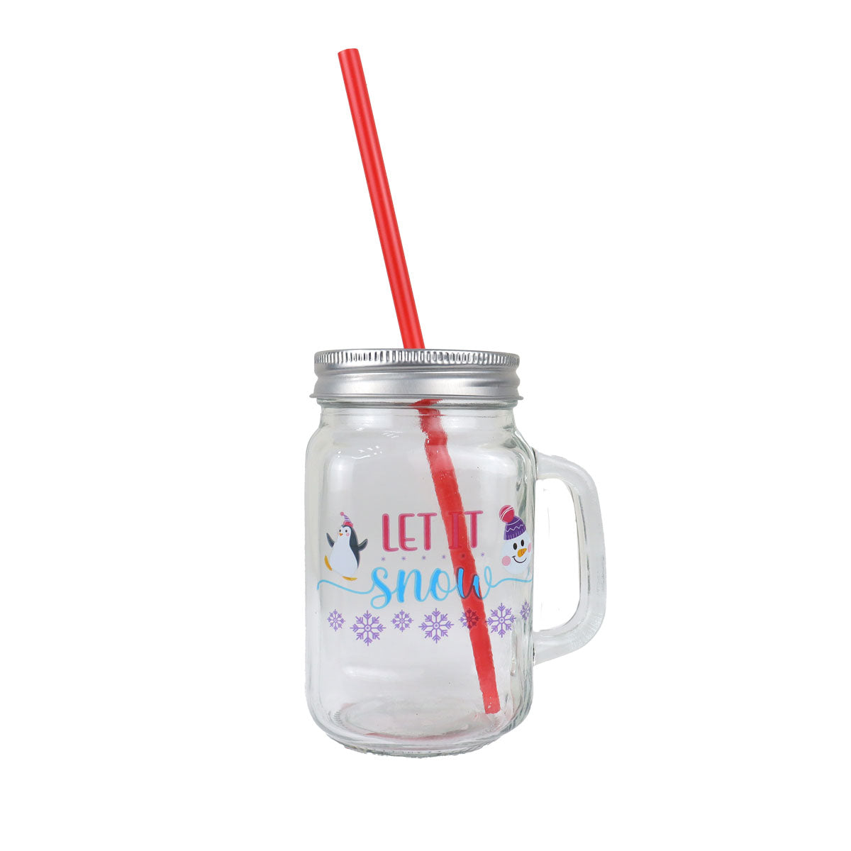 Tarro de Cristal con Tapa, Let It Snow