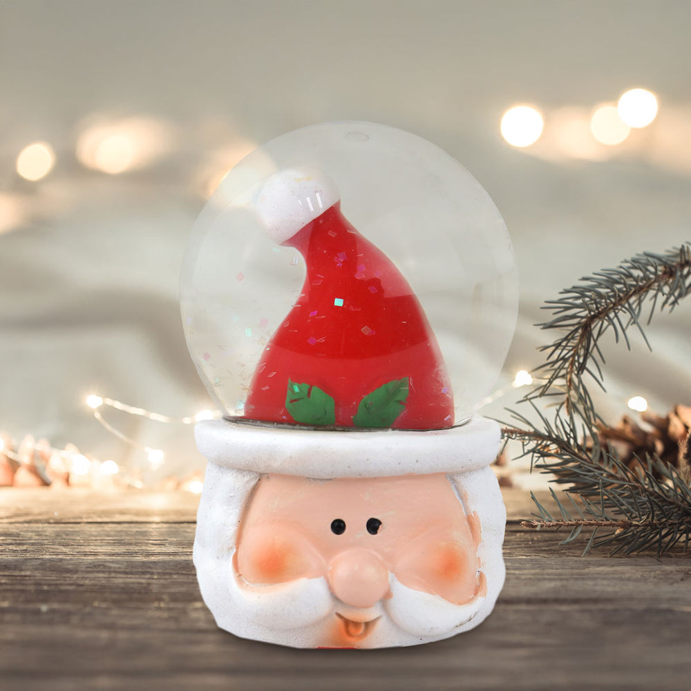 Santa Claus, Bola de Nieve de Cerámica y Cristal