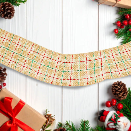 Listón Navideño Ribbon color Beige