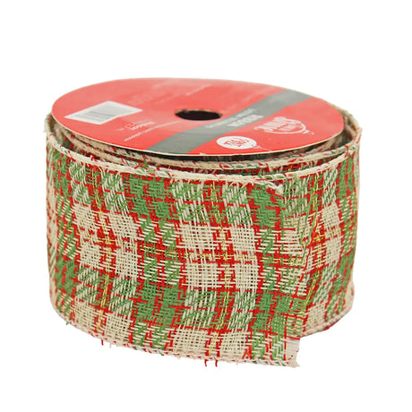 Listón Navideño Ribbon color Verde