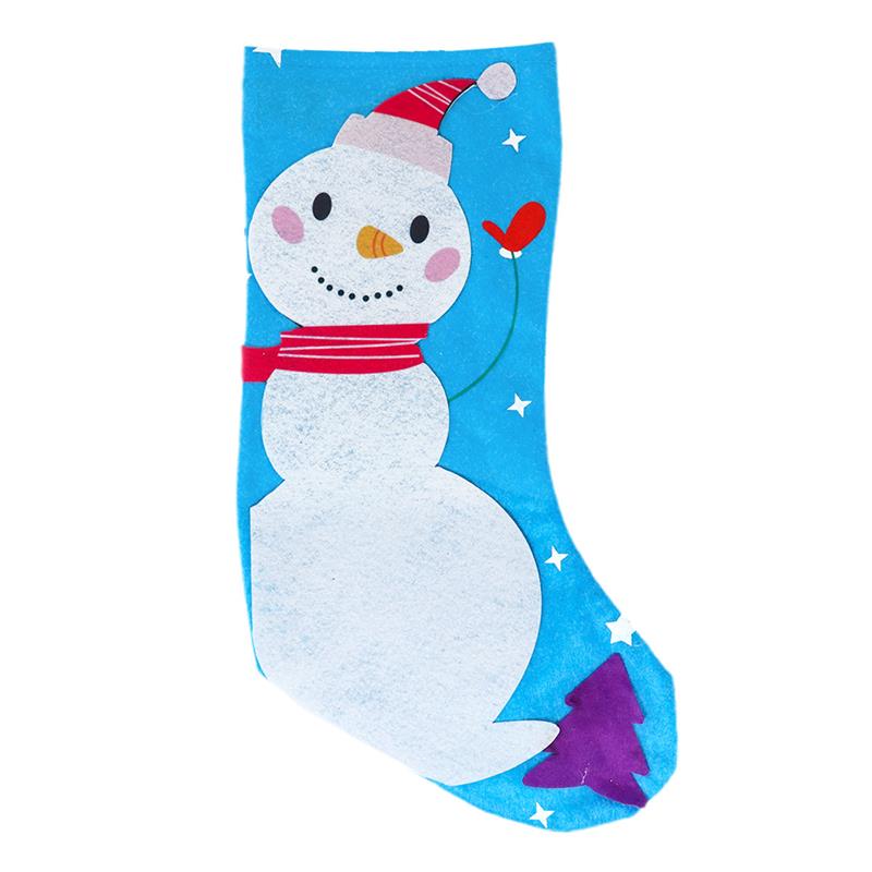 Bota Navideña color Azul