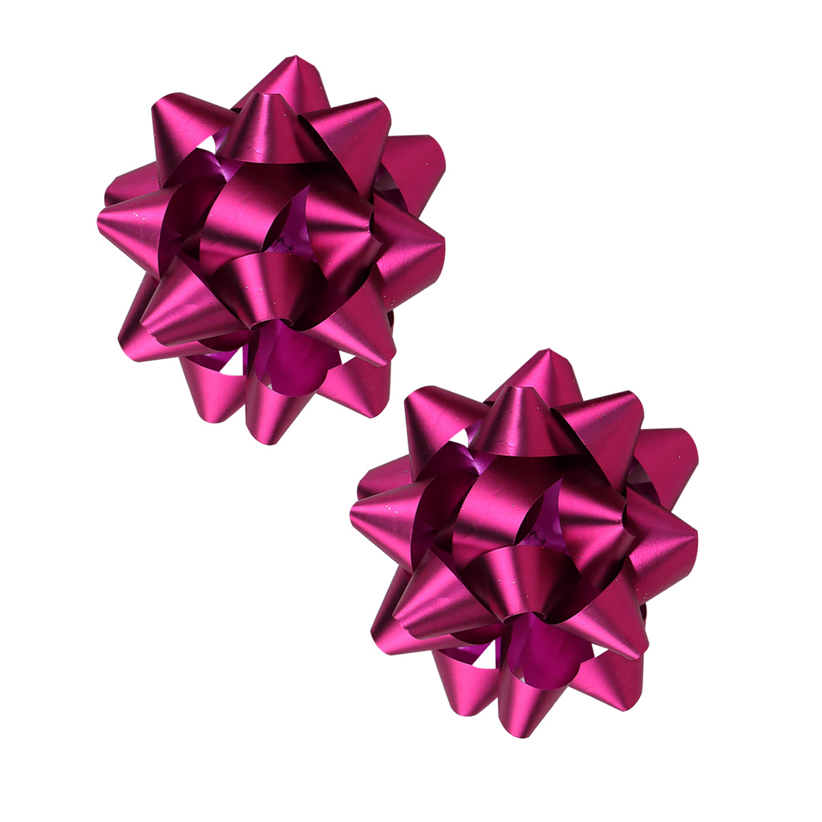 Moños para Regalo, Color Fucsia, 10 cm