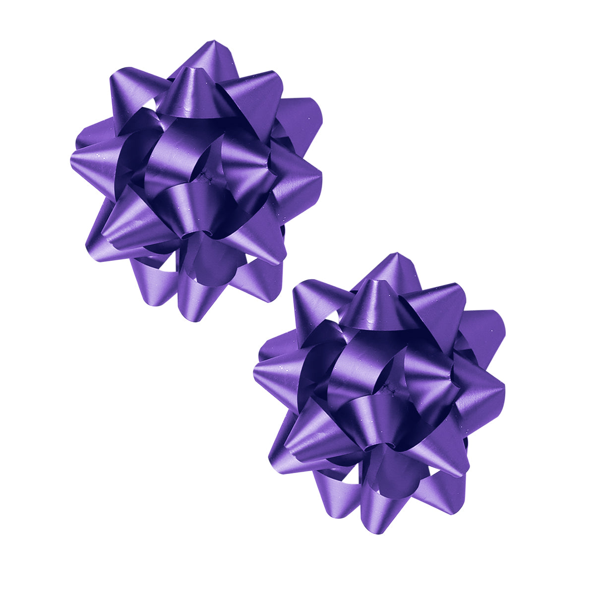 Moños para Regalo, Color Morado, 10 cm