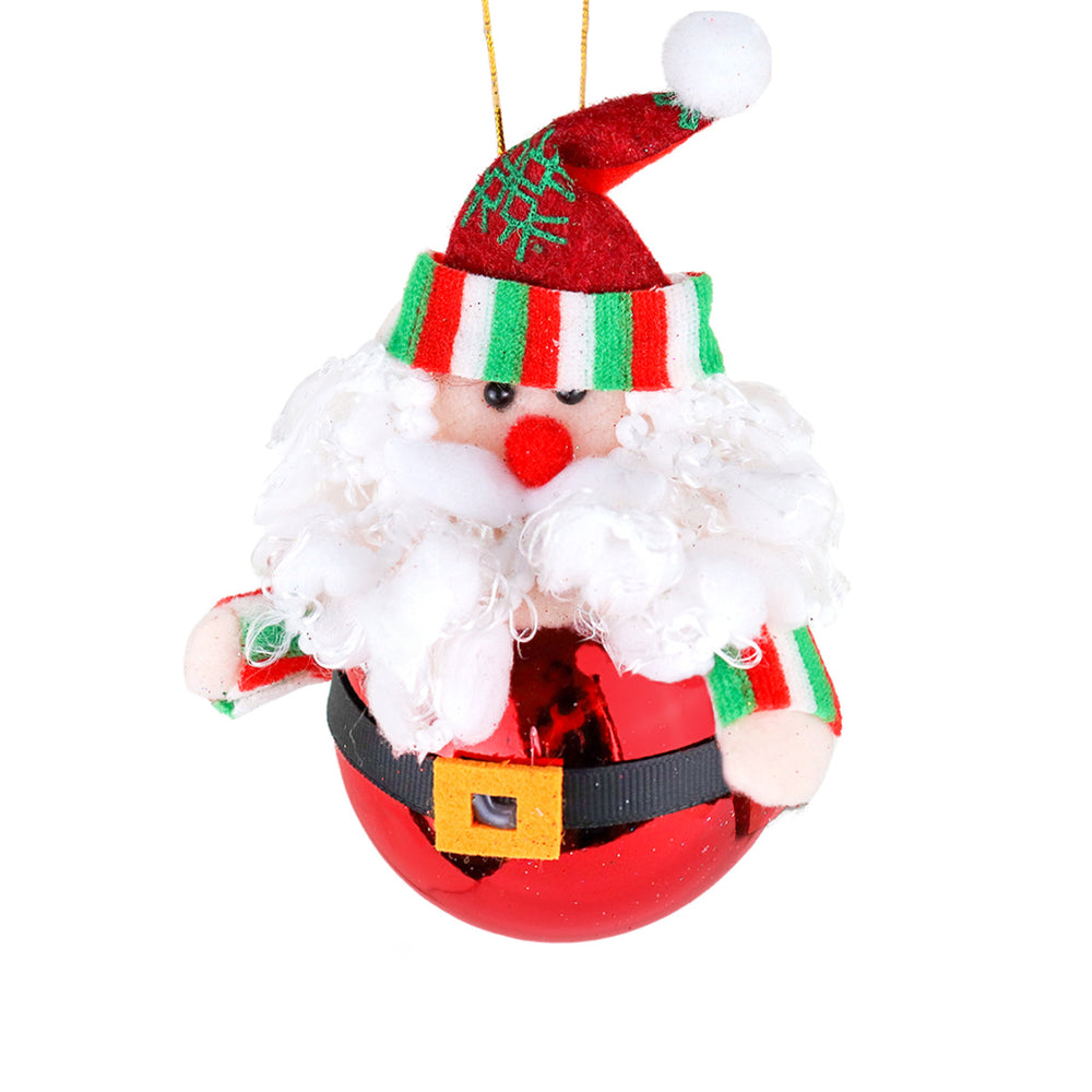 Santa Claus con Esfera Navideña