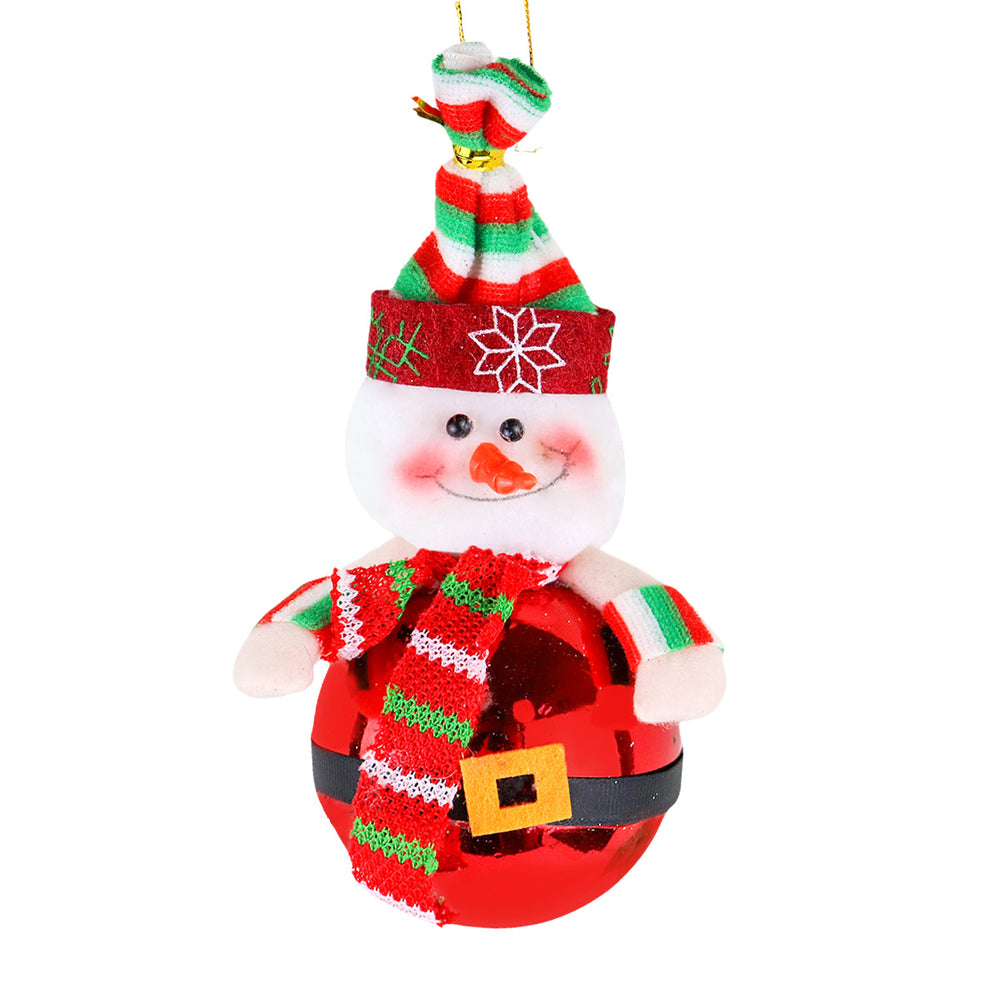 Snowman con Esfera Navideña