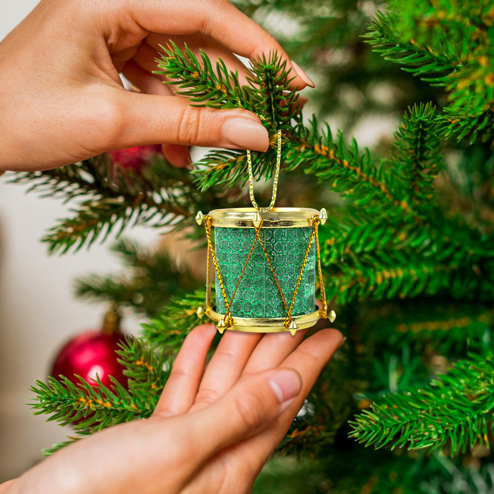 Set Mini Tambores, Color Verde, 6 pzas