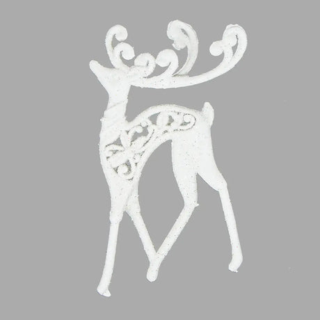 Ornamento en Forma de Venado color Blanco