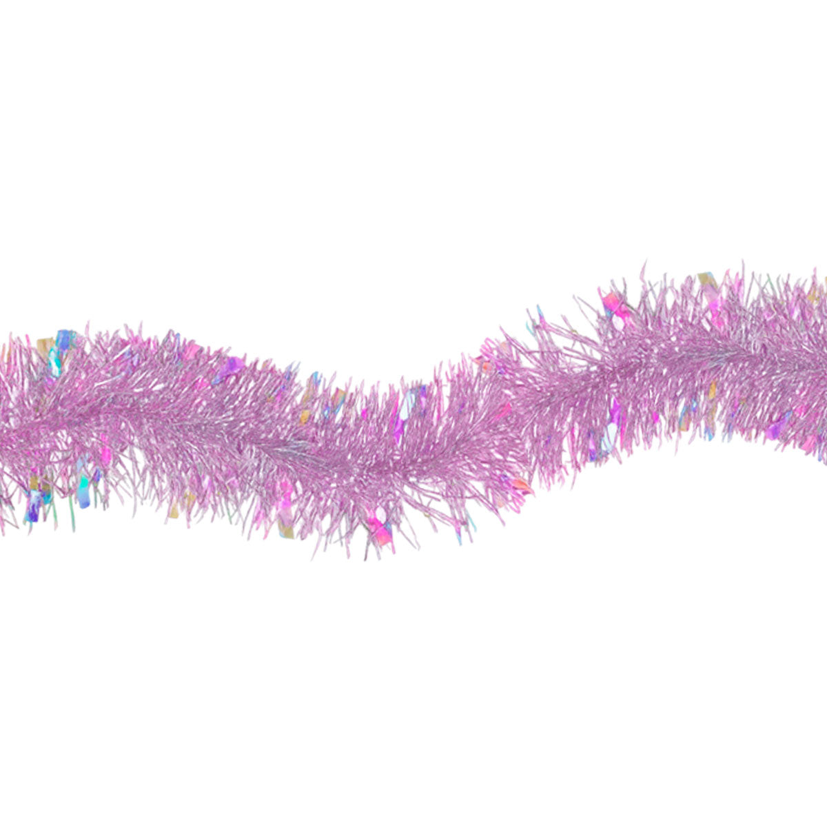 Guirnalda Navideña de Tinsel, Color Rosa