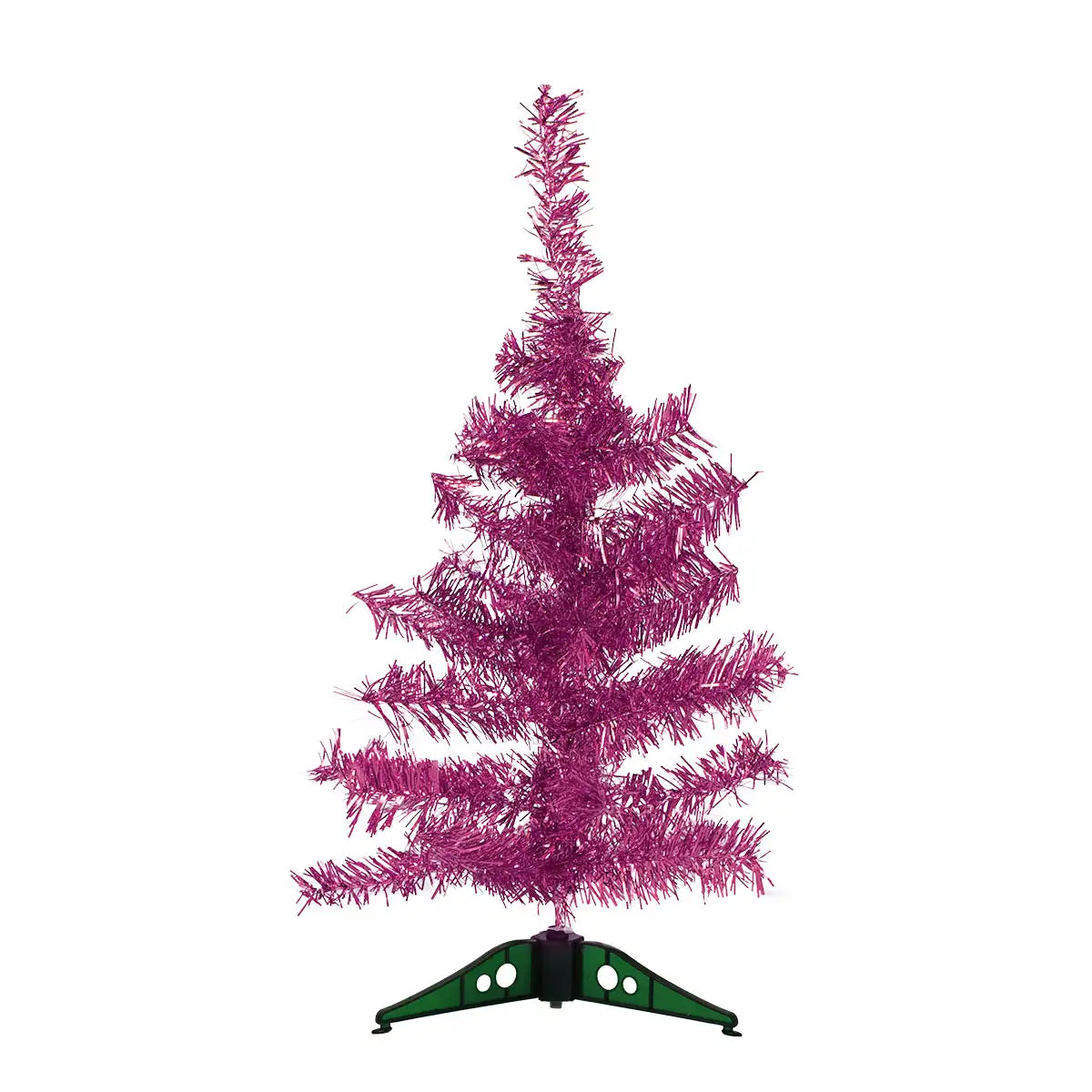 Árbol Navideño de Tinsel color Fucsia