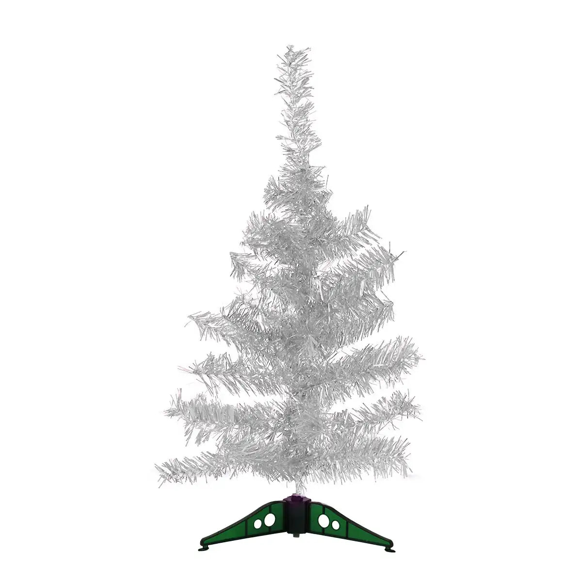 Árbol Navideño de Tinsel color Plata