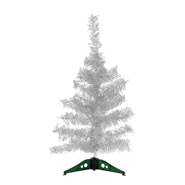 Árbol Navideño de Tinsel color Plata