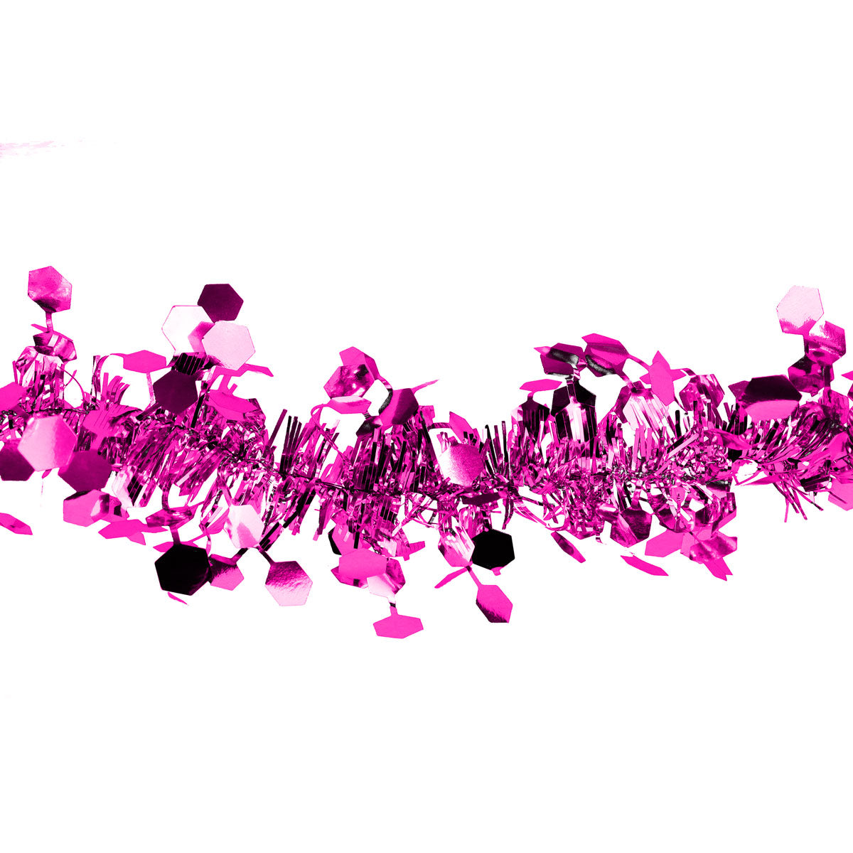 Guirnalda Navideña Brillante, Color Fucsia