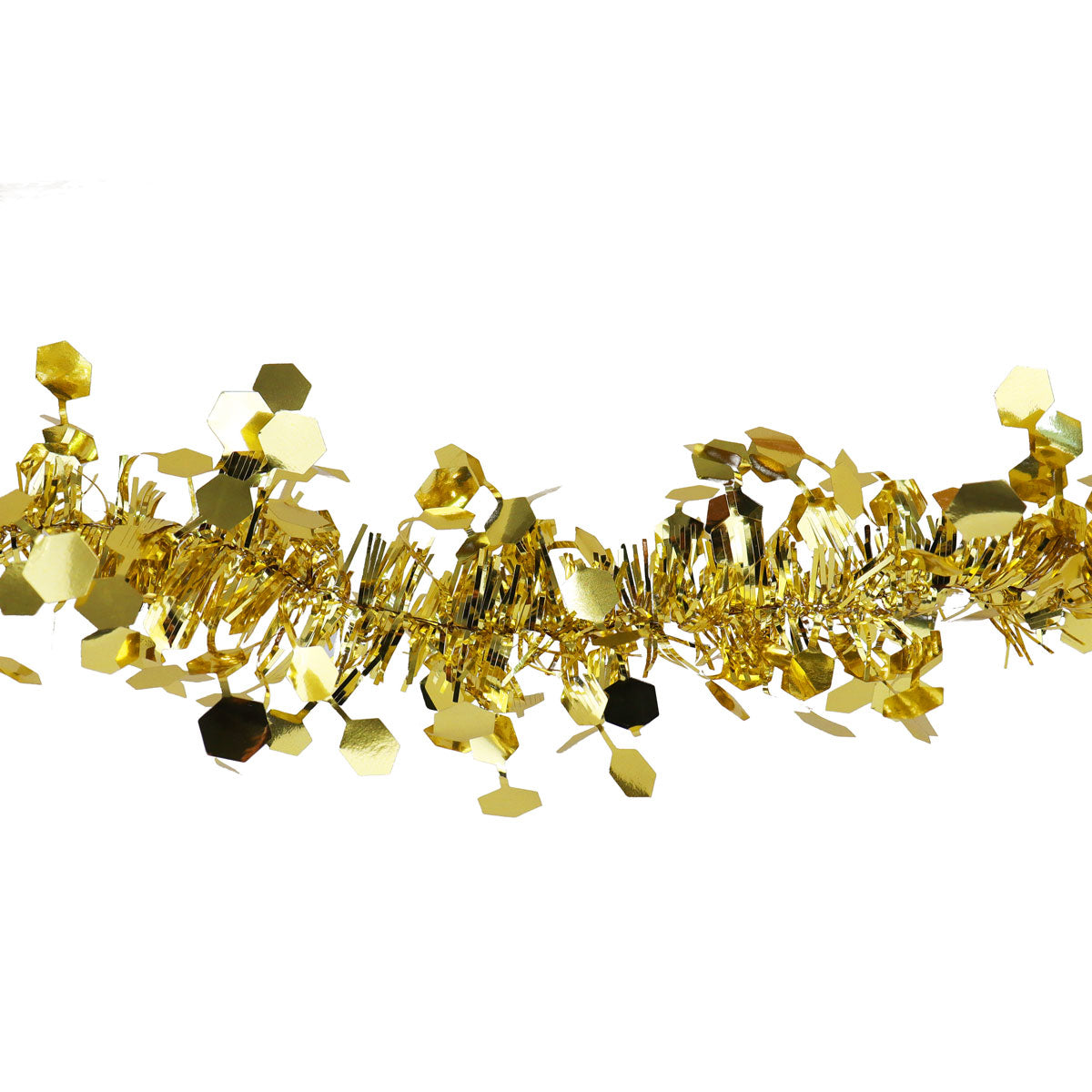 Guirnalda Navideña Brillante, Color Oro