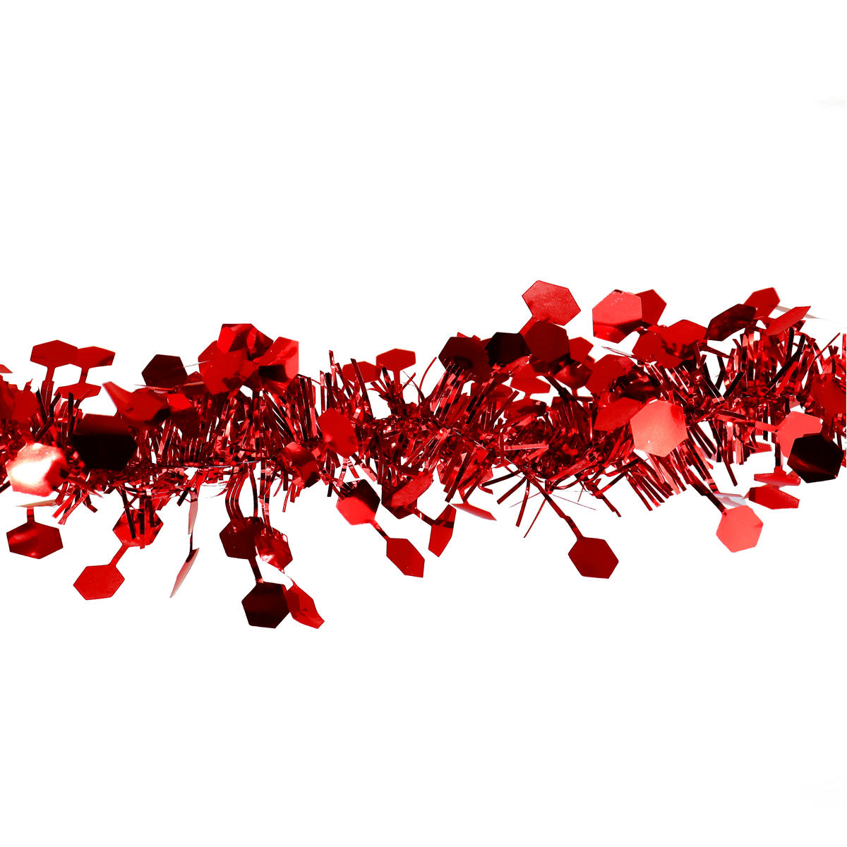 Guirnalda Navideña Brillante, Color Rojo