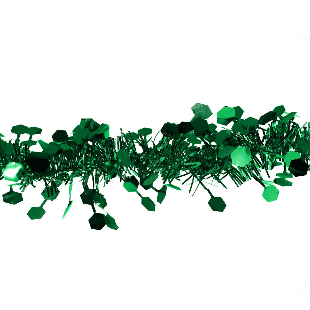 Guirnalda Navideña Brillante, Color Verde