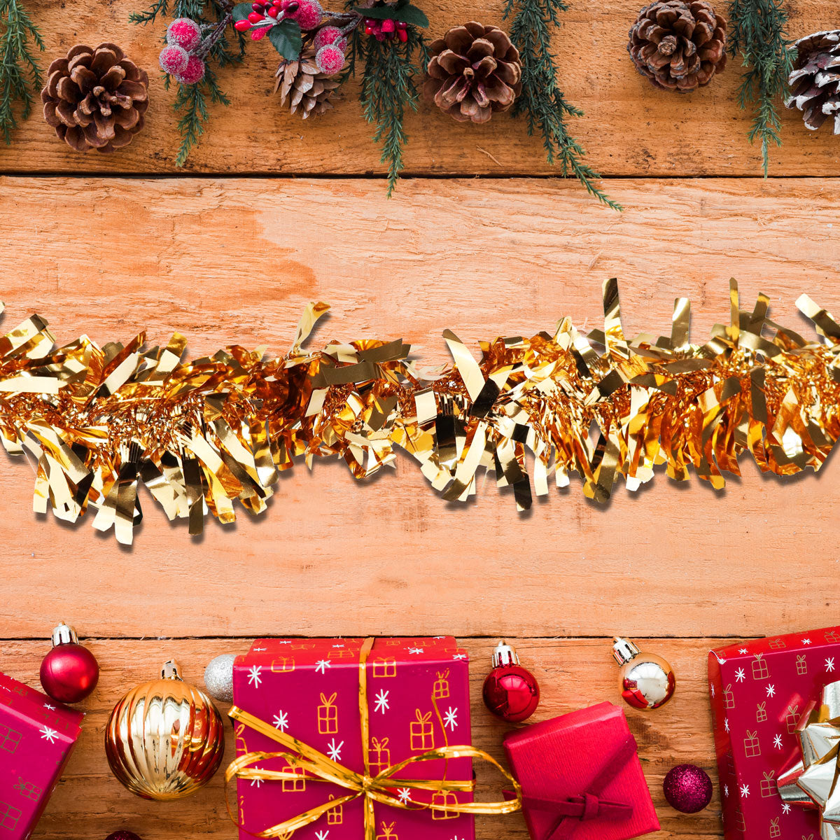 Guirnalda Navideña Brillante, Amarillo