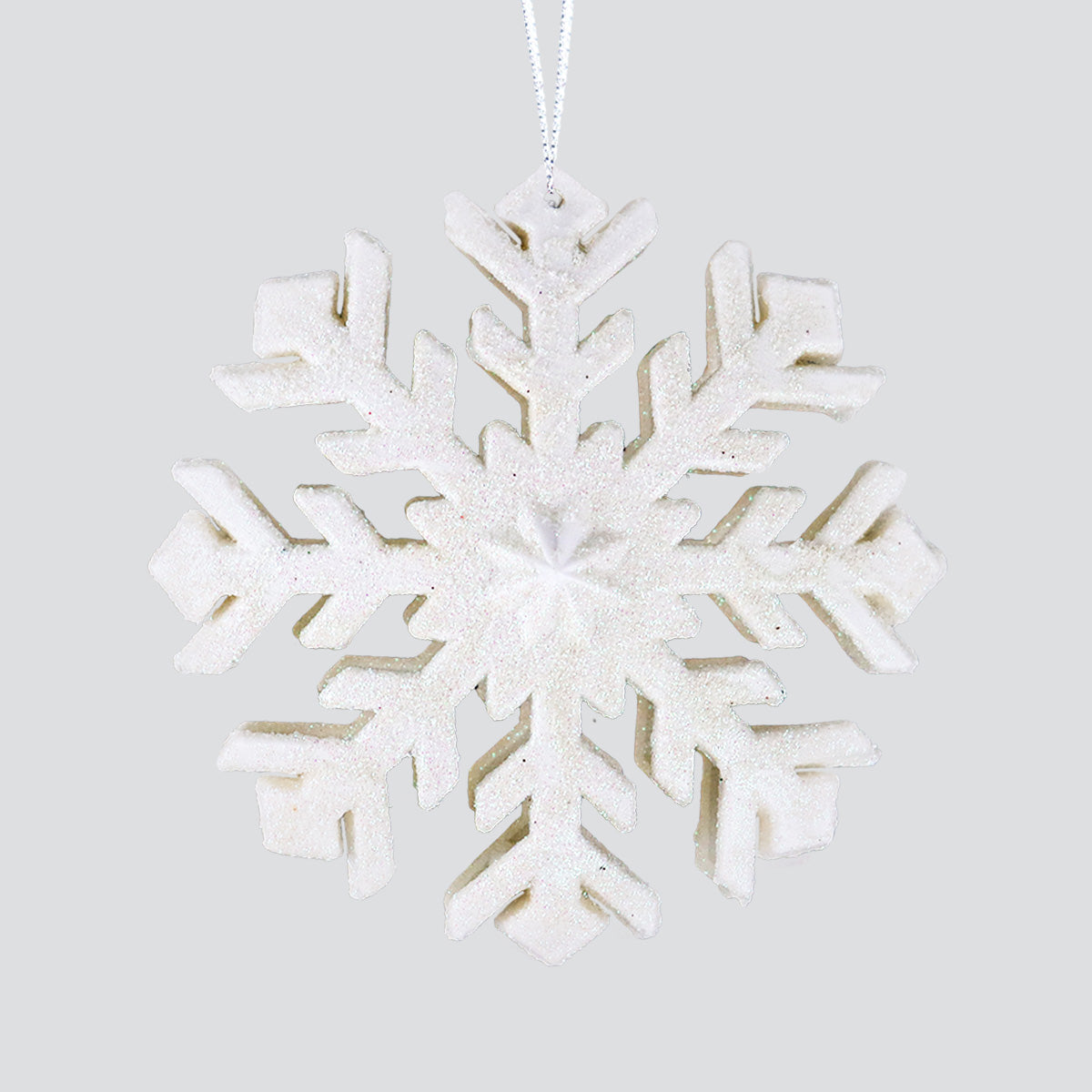 Copo de Nieve, Volumen, Glitter, Color Blanco