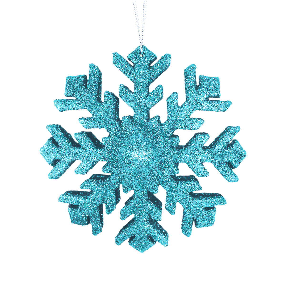 Copo de Nieve, Volumen, Glitter, Color Azul