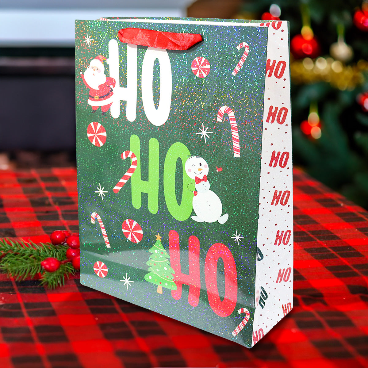 Bolsa de Regalo Navideña, Diseño HOHOHO