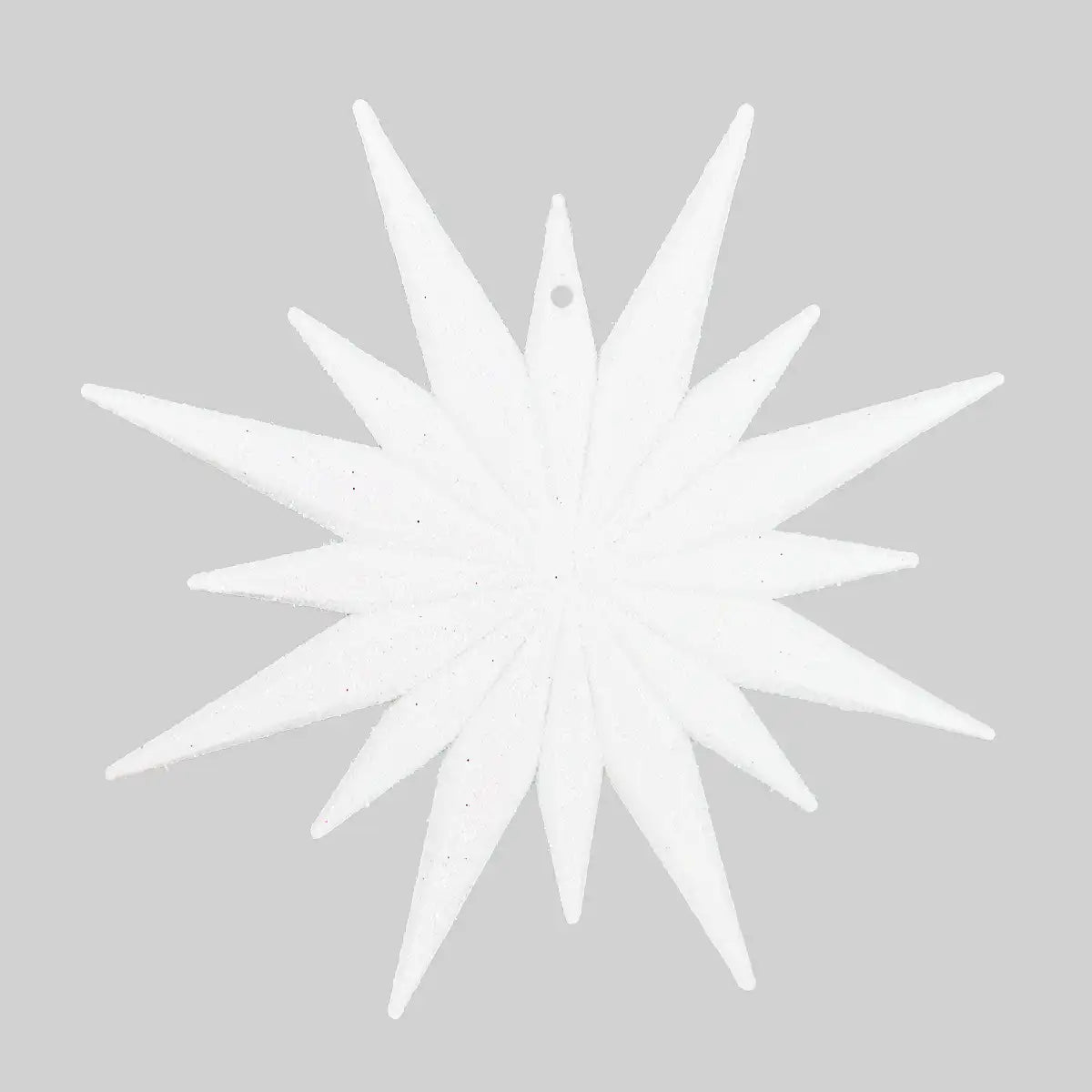 Destello, Ornamento Navideño, Color Blanco