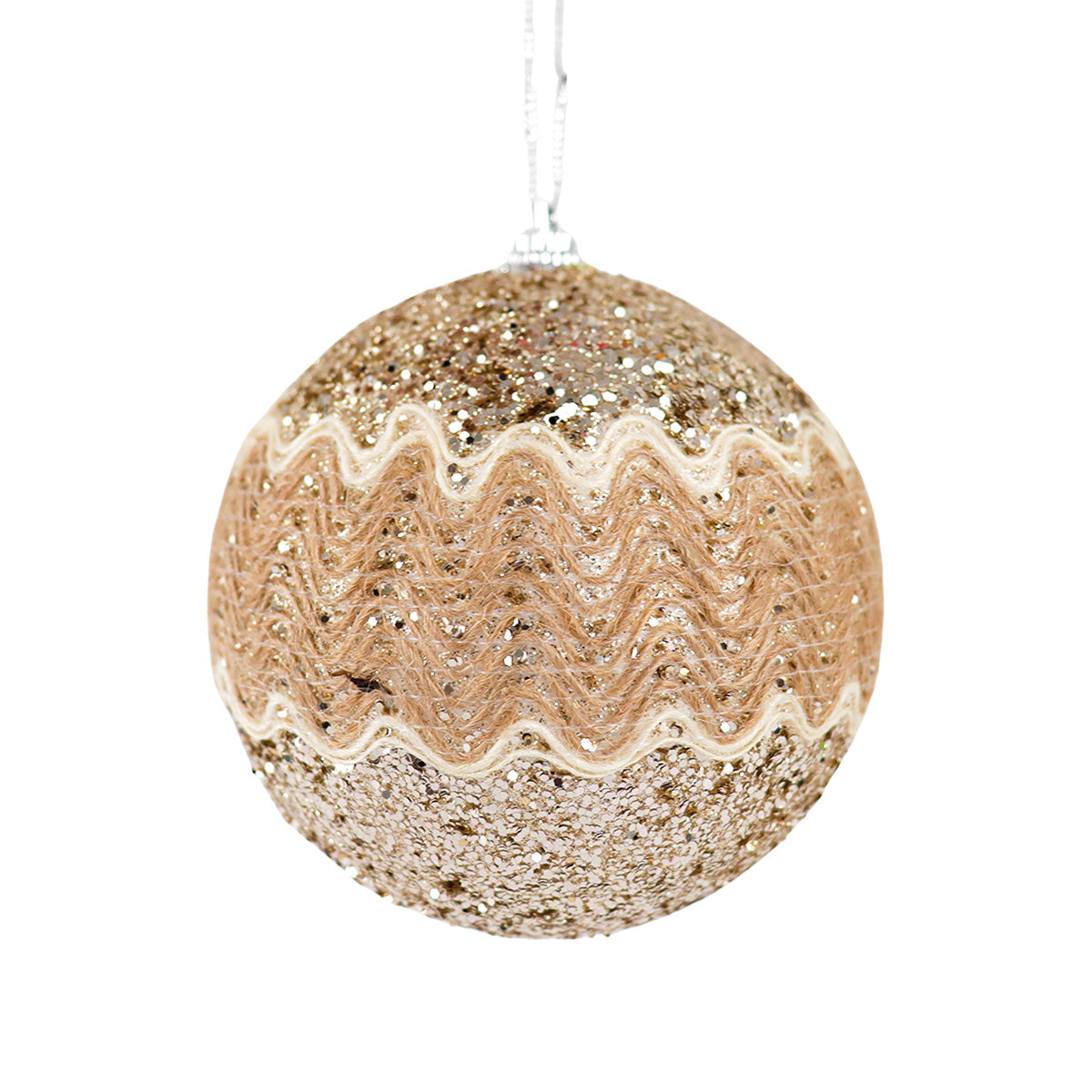 Esfera Navideña Rústica