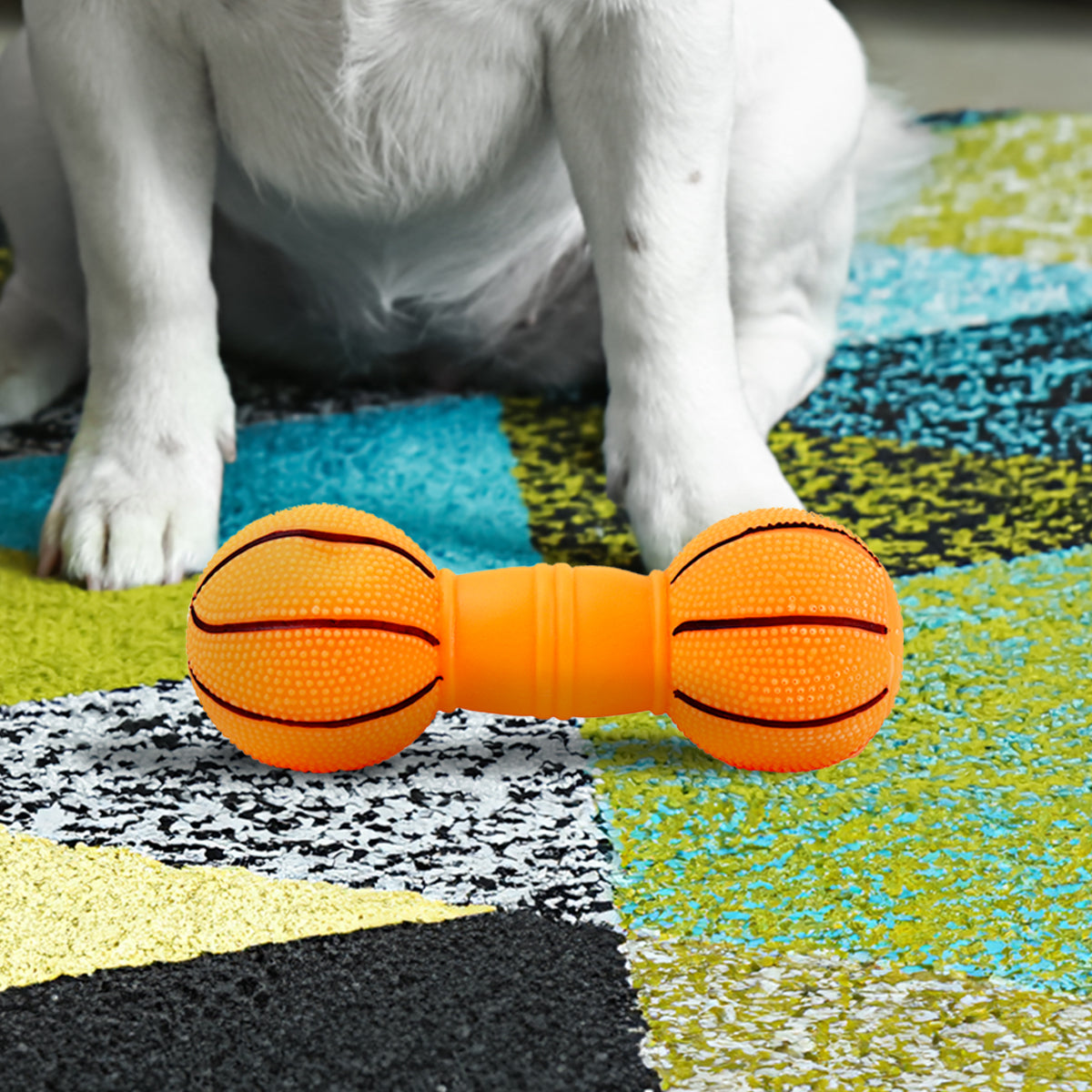 Juguete Chillón para Perro, Color Naranja