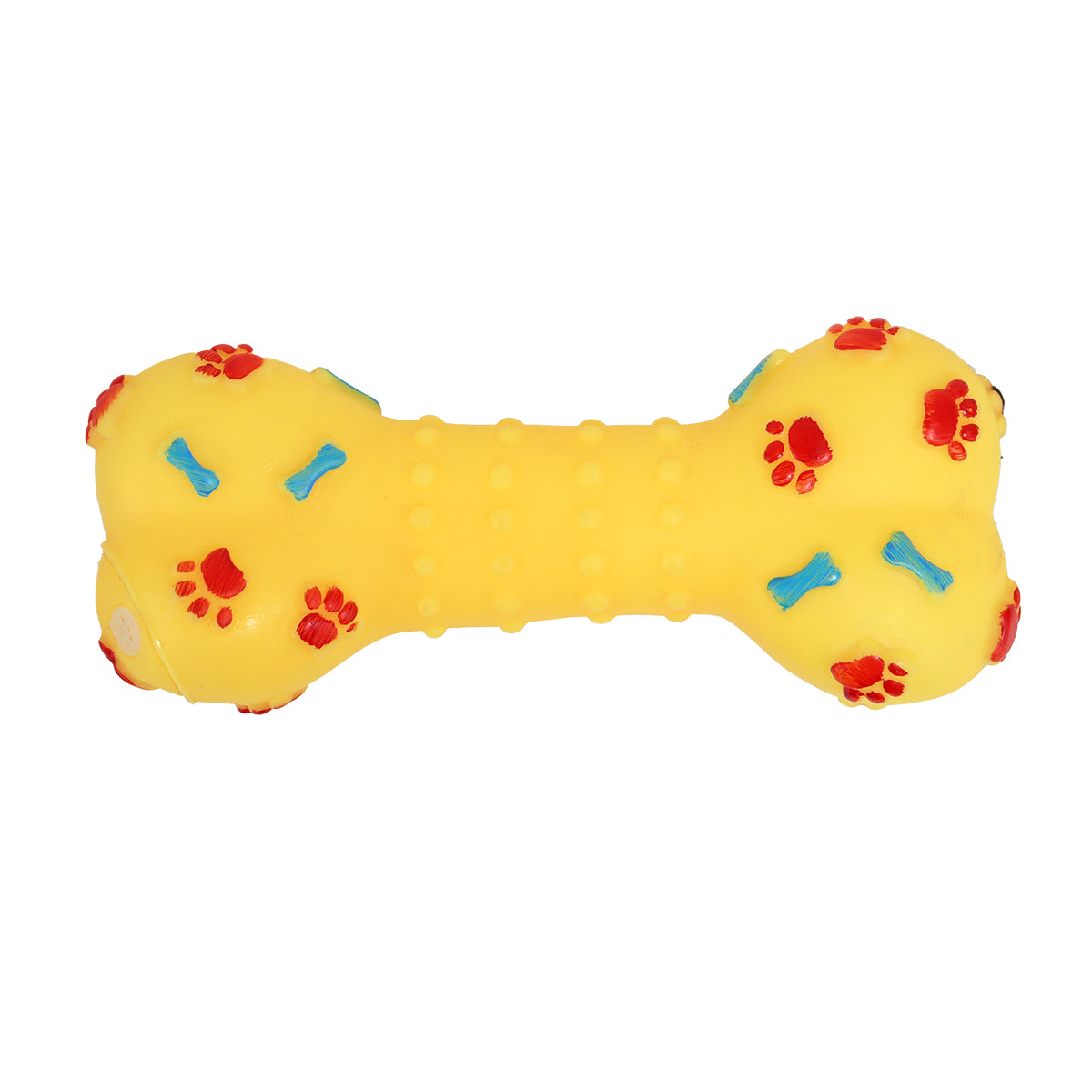 Juguete Hueso Chillón para Perro, Color Amarillo