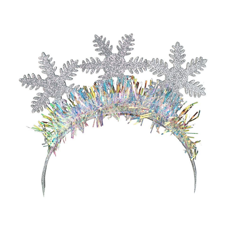 Diadema con Diseño de Copos de Nieve