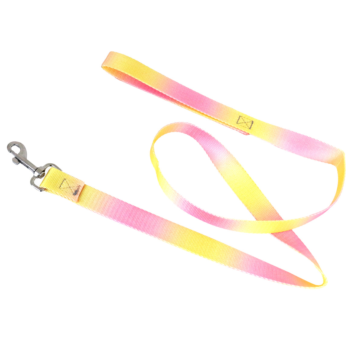 Correa color Amarillo con Rosa para Perro, 120cm