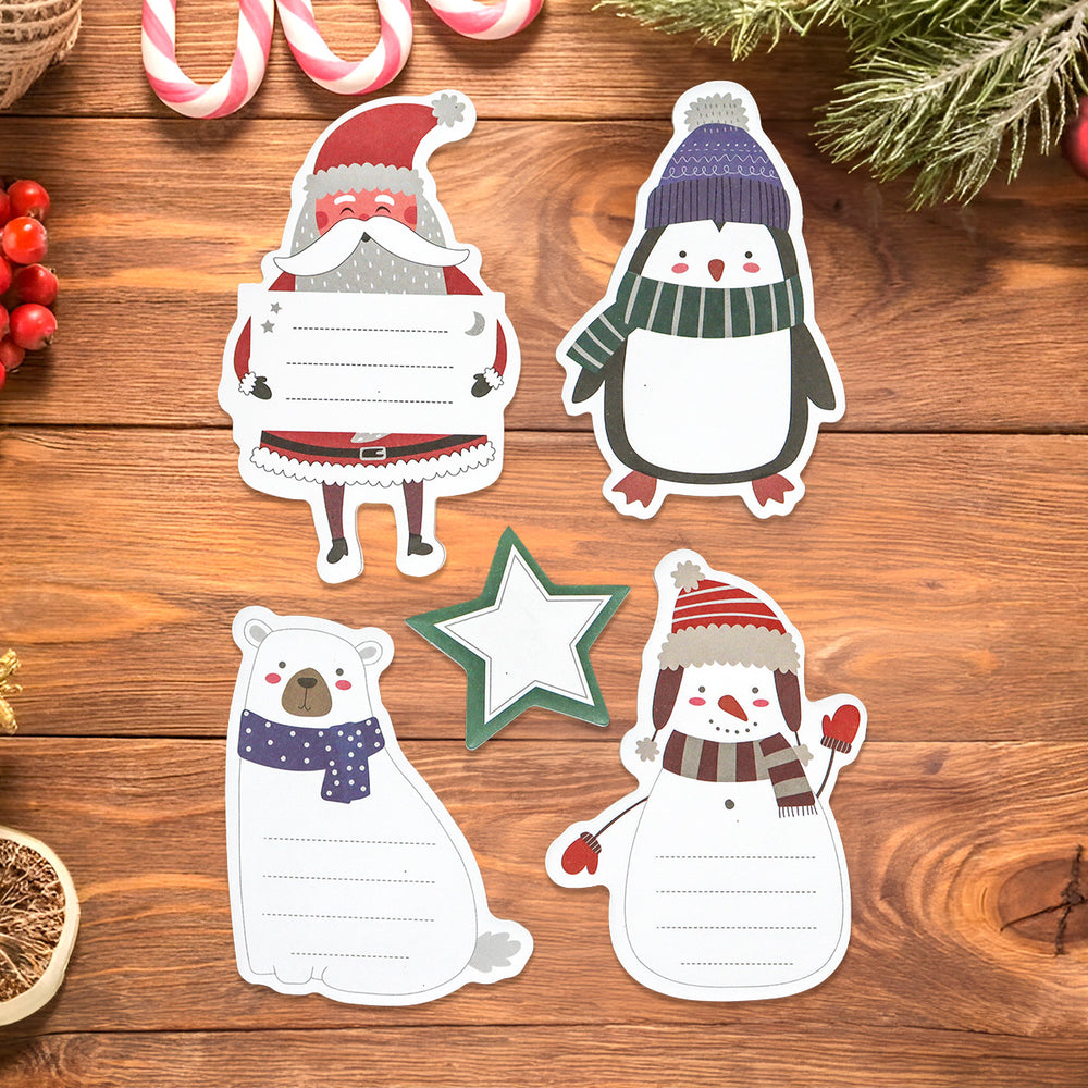 Set de Notas Adhesivas con Diseños Navideños