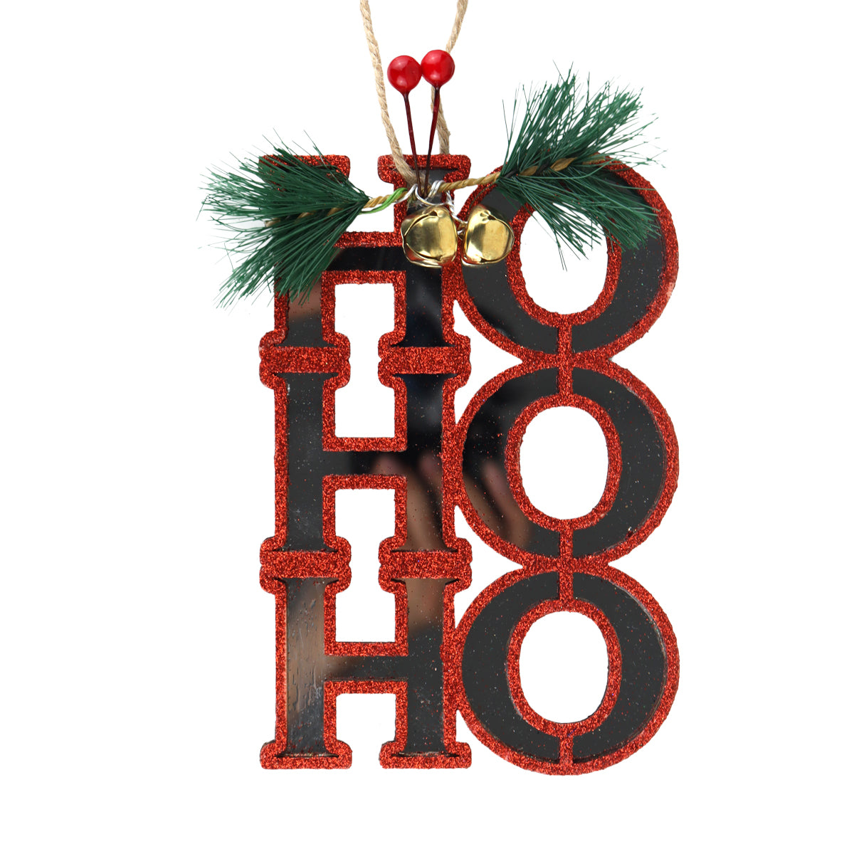 Ornamento Colgante "Ho Ho Ho" Color Rojo