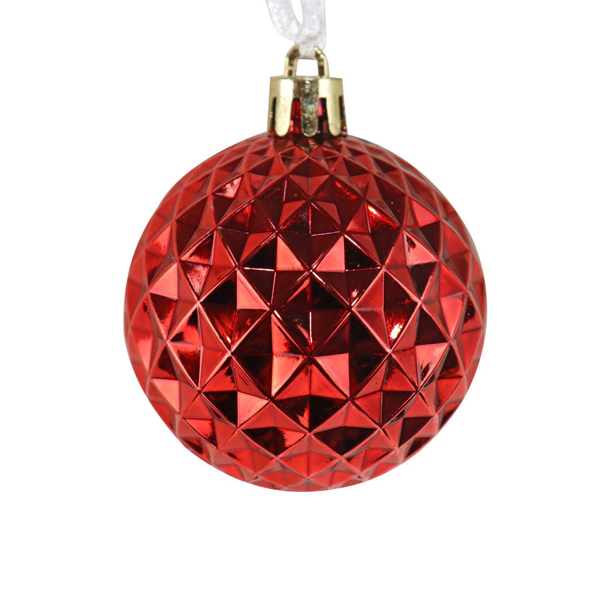 Set de 36 Esferas Navideñas color Rojo