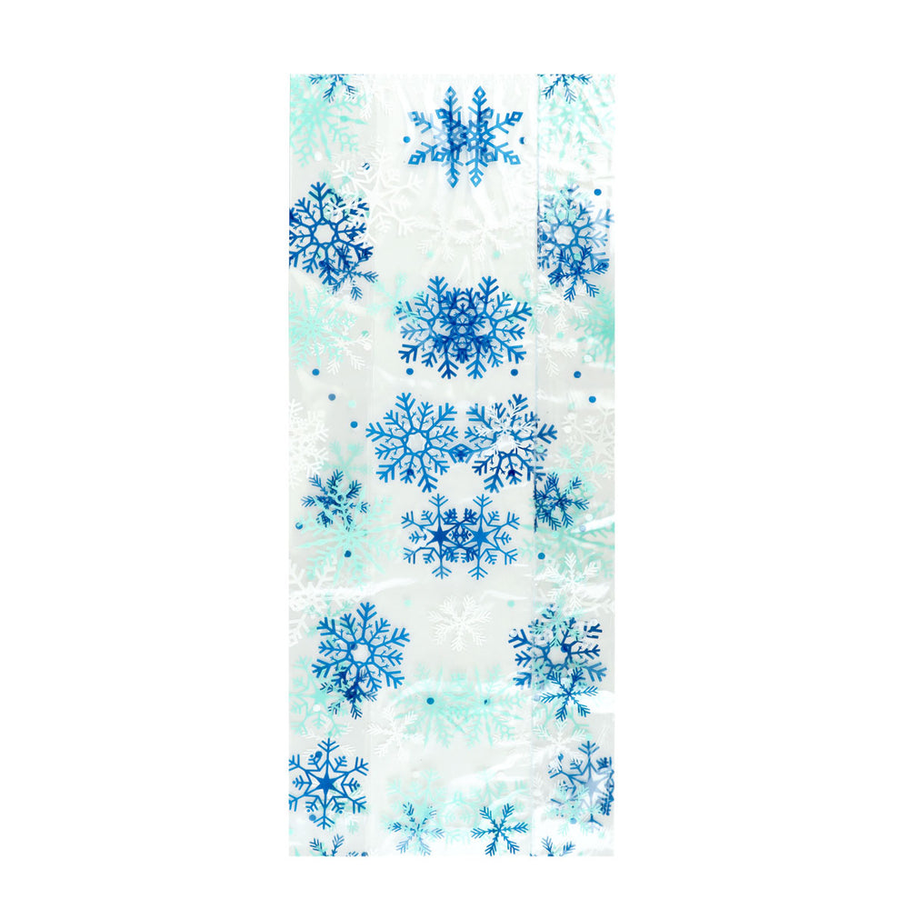 Bolsas de Celofán con Diseño de Copo de Nieve