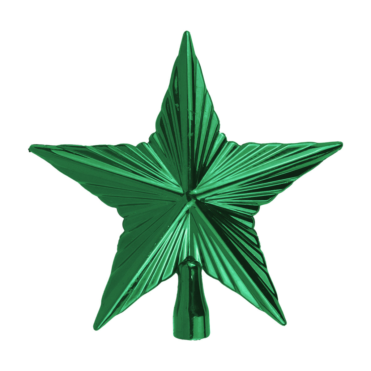 Estrella Decorativa color Verde para Punta de Árbol de Navidad