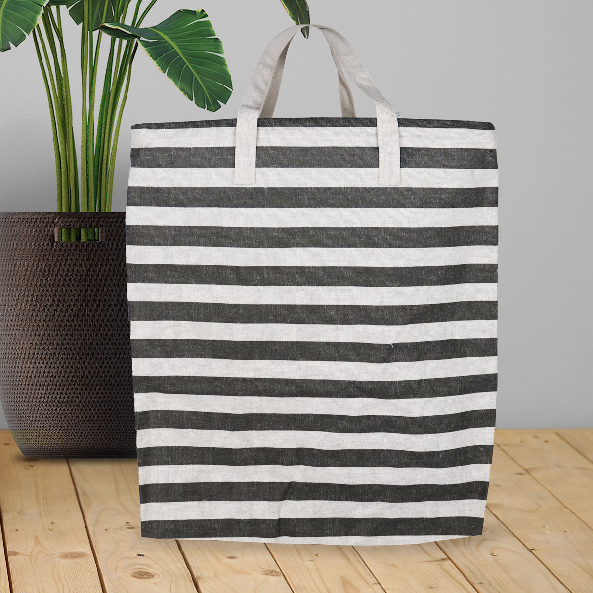 Cesto de Tela, Color Gris