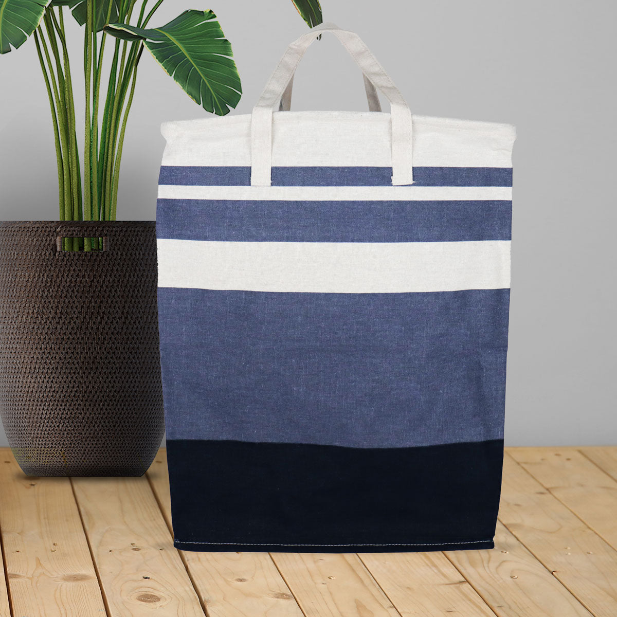 Cesto de Tela, Color Azul