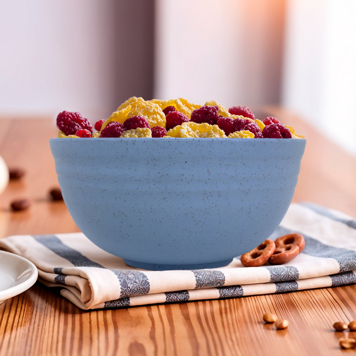 Tazón de Plástico, Color Azul